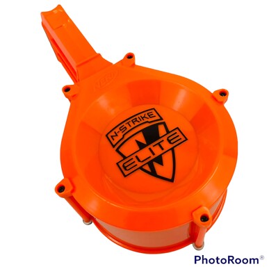 NERF Elite N-STRIKE 25 Max ROUND DRUM Barrel Ammo Magazine Clip  Excellent