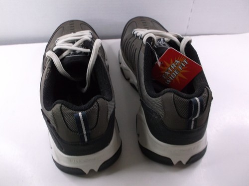 SKECHERS Men's Crossbar Stilholt Extra Wide Fit Shoes 51887EWW/BRN Size 9 NWOB - Picture 4 of 6