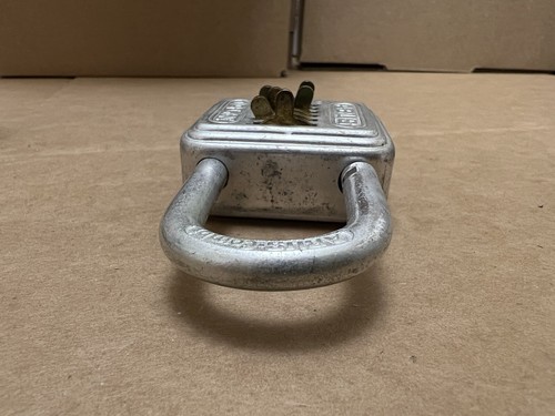 ABUS Antique Combi Combination Lock Padlock No. 150 Steel Germany W/ Key & Box - Picture 8 of 19