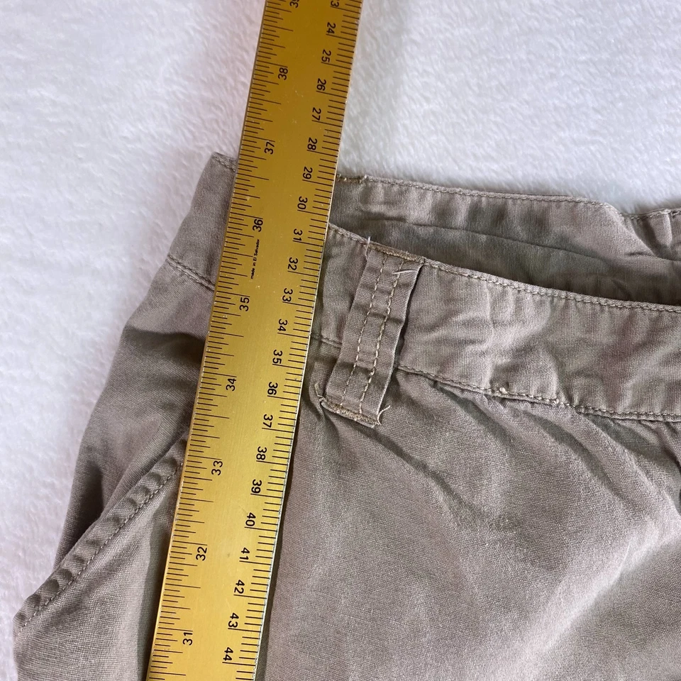 Ralph Lauren Polo RL 1967 Pantalones Carga Niños 16 27x28.5 Caqui Beige Frente Plano Foto 2 de 4