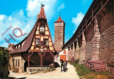 Ansichtskarte_ Rothenburg O.D. Tauber, Alte Schmiede an der Schutt