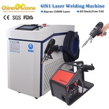 Raycus 1500W Continuous Laser Welding Cleaning Cutting Machine Rust Paint Remove