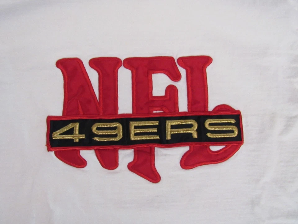 Vintage NFL San Francisco 49ers T-Shirt Size L Nutmeg Mills - Image 3 of 4