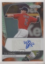 2020 Panini Prizm Rookie Mega Box Cosmic Haze 45/50 Yu Chang #RA-YC Auto 2r7