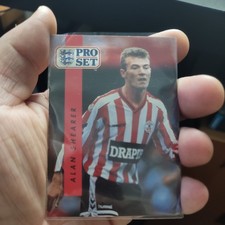 1990-91 Pro Set ALAN SHEARER ROOKIE Card RC #213 Southampton Fresh Pull!. rookie card picture