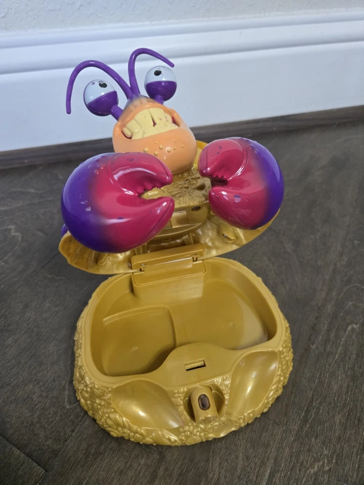 Disney Moana Tamatoa Jewelry Box Crab Singing Shiny Sparkle Figurine WORKS - Image 2 of 4