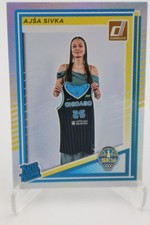 2025 Donruss WNBA Silver Holo Ajsa Sivka Rated Rookie RC Chicago Sky