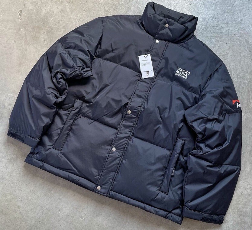 Nanga Wacko Maria Stand up Collar Zipper Embroidered Down Jacket-_-