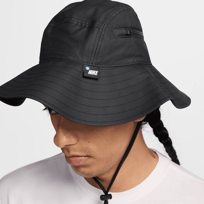 ★Nike★ Apex Wide Brim Bucket Hat Black HJ7135010 HJ7135-01 Nike Apex Wide Brim Outdoor Bucket Hat Unisex Medium Sports