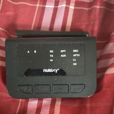 Nulaxy Bluetooth Transmitter Receiver AptX HD SBC Optical AUX Black