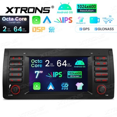 Für BMW X5 E53 Android 14 Autoradio Octa Core 64GB IPS DSP GPS Navi CarPlay RDS