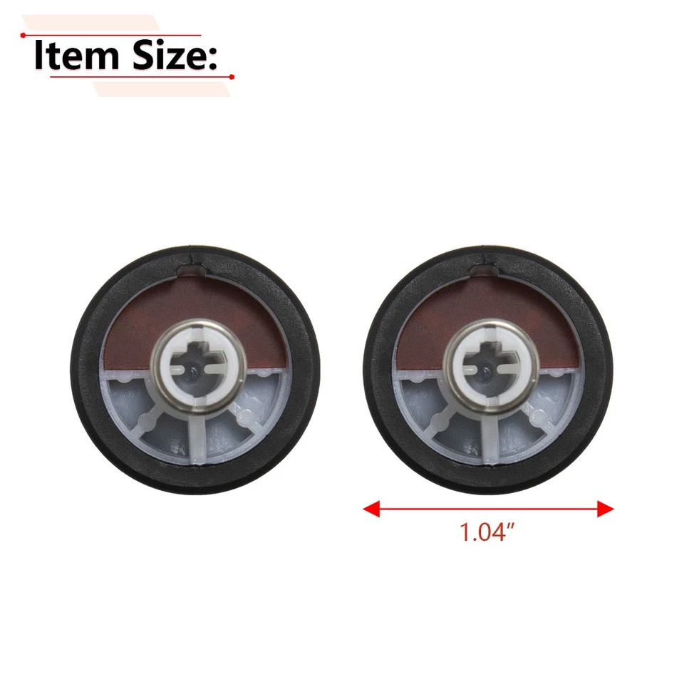 1 par de perillas de control de calefacción interruptor de tablero para Honda S2000 79601-S2A-003 Foto 2 de 4