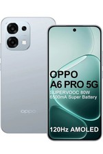 OPPO A6 Pro 5G 8GB 256GB SMARTPHONE AI 50MP, 16MP, 6.57”LUNAR TITANIUM ITALIA