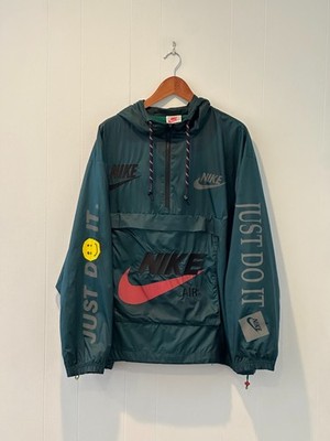 Nike x Cactus Plant Flea Market CPFM Anorak Teal Half Zip Jacket
