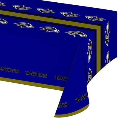NFL Baltimore Ravens Vinyl Table Cover 54'' x 108'' by Creative Converting