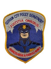Gotham City Police Department - Justitia Omnibus Embroidered Patch Size 5"