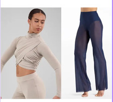 Weissman 17135 top , SH11074 briefs , 14430 mesh pants dance costume XS/S