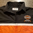 Harley Davidson Mechanics Dealer Employee Staff Work Shirt Patch Aramark Large