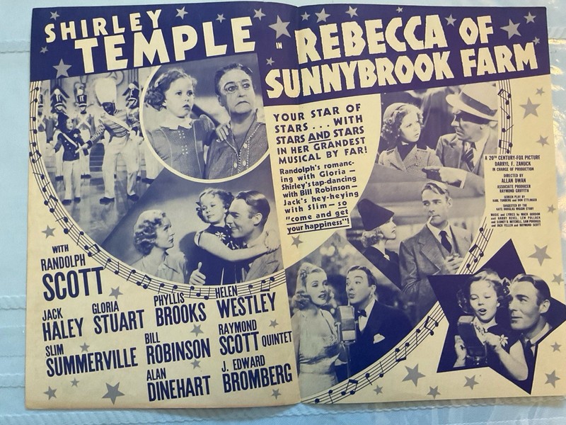 Shirley Temple Rebecca Of Sunny Brook Farm 1938
