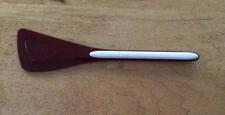 Pampered Chef Mega Scraper Spatula Cranberry & White Retired Piece Excellent