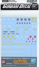 BANDAI adesivi GUNDAM WATER DECAL #28 PRINCIPALITY OF ZEON - 1/144