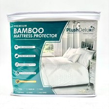 Brand New PlushDeluxe Premium Bamboo Mattress Protector: King Size