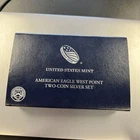 2013-W US Mint American Eagle West Point Two-Coin Silver Set Box/COA (NO COINS)