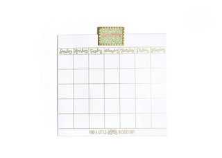 Calendario cancellabile a secco Coton Colors Happy Everything molto grande da appendere