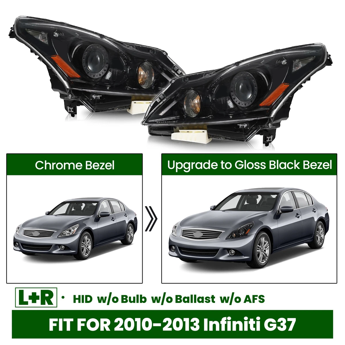 25+ Headlights for INFINITI G37 for sale | Updated Oct 2026