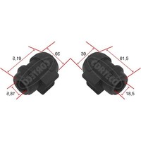2X Corteco Lagerung Stabilisator Vorne Links Rechts FüR Renault Megane I BA0/1_