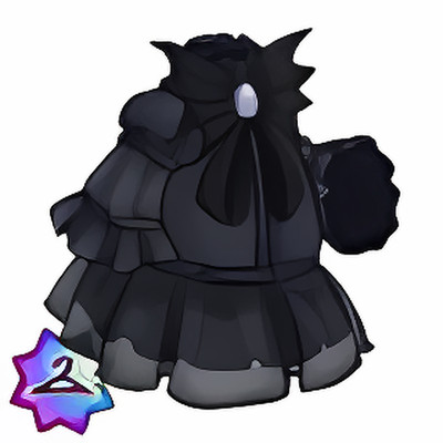 Neopets - Goth Batty Dress - Virtual items - Fast and Safe