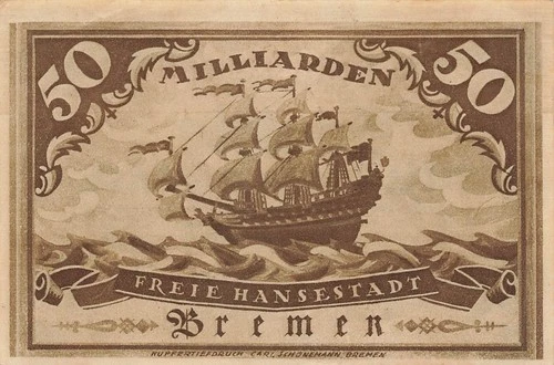 Bremen-financial deputy - 50 billion Mark-without original packaging