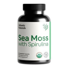 Mousse De Mer Bio Avec Spiruline 120 Capsules 1000 Mg