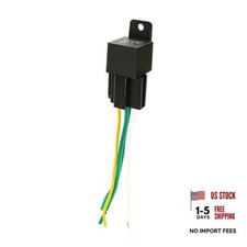 Normally Closed Car Relay DC 12V 40A 4 Pin with SPDT 12AWG Harness Sockets