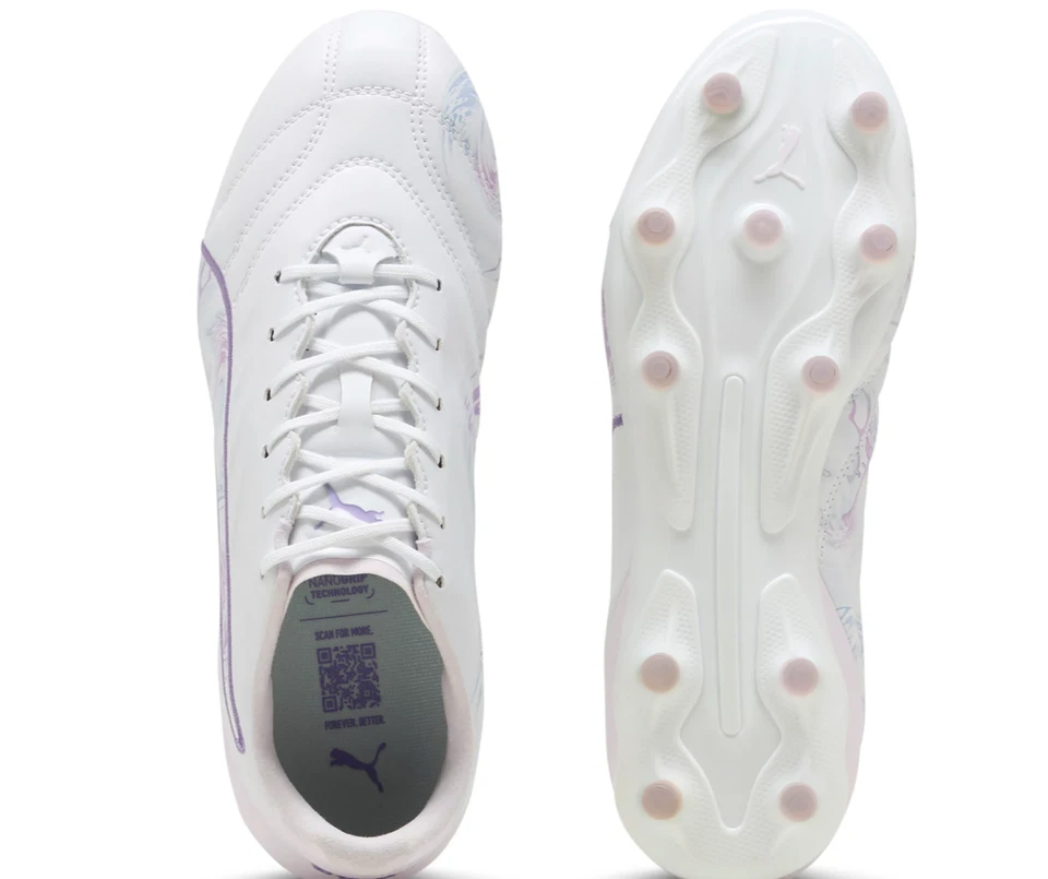 Botines de fútbol PUMA para mujer talla 11,5 King Pro FG/AG púrpura nuevos en caja originalmente $120 Foto 4 de 4