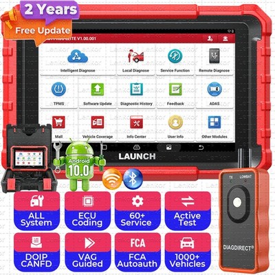 2026 Newest LAUNCH X431 Pro Elite V+ Bidirectional Car Diagnostic Scanner Coding