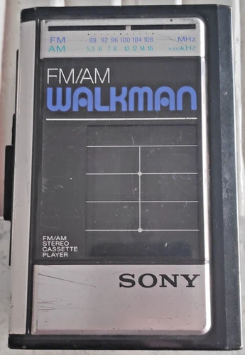 Vintage Sony Walkman WM-F31/F41/F42 FM AM Cassette Player Radio Works Needs Belt