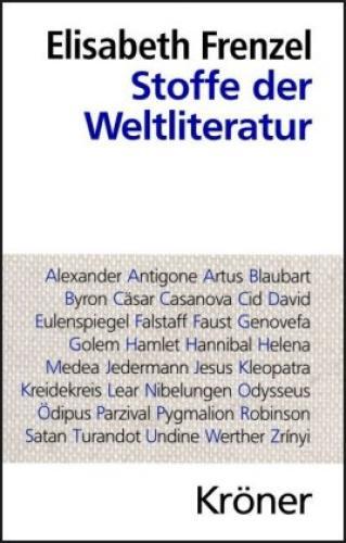 Thumbnail - Stoffe Der Weltliteratur Ein Lexikon Dichtungsgeschichtlicher