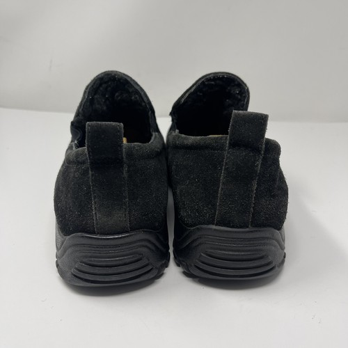 UGG AUSTRALIA VIBRAM Herrenschuhe 9 schwarz Wildleder Leder SN 5145 Slipper Lammfell - Bild 4 von 7