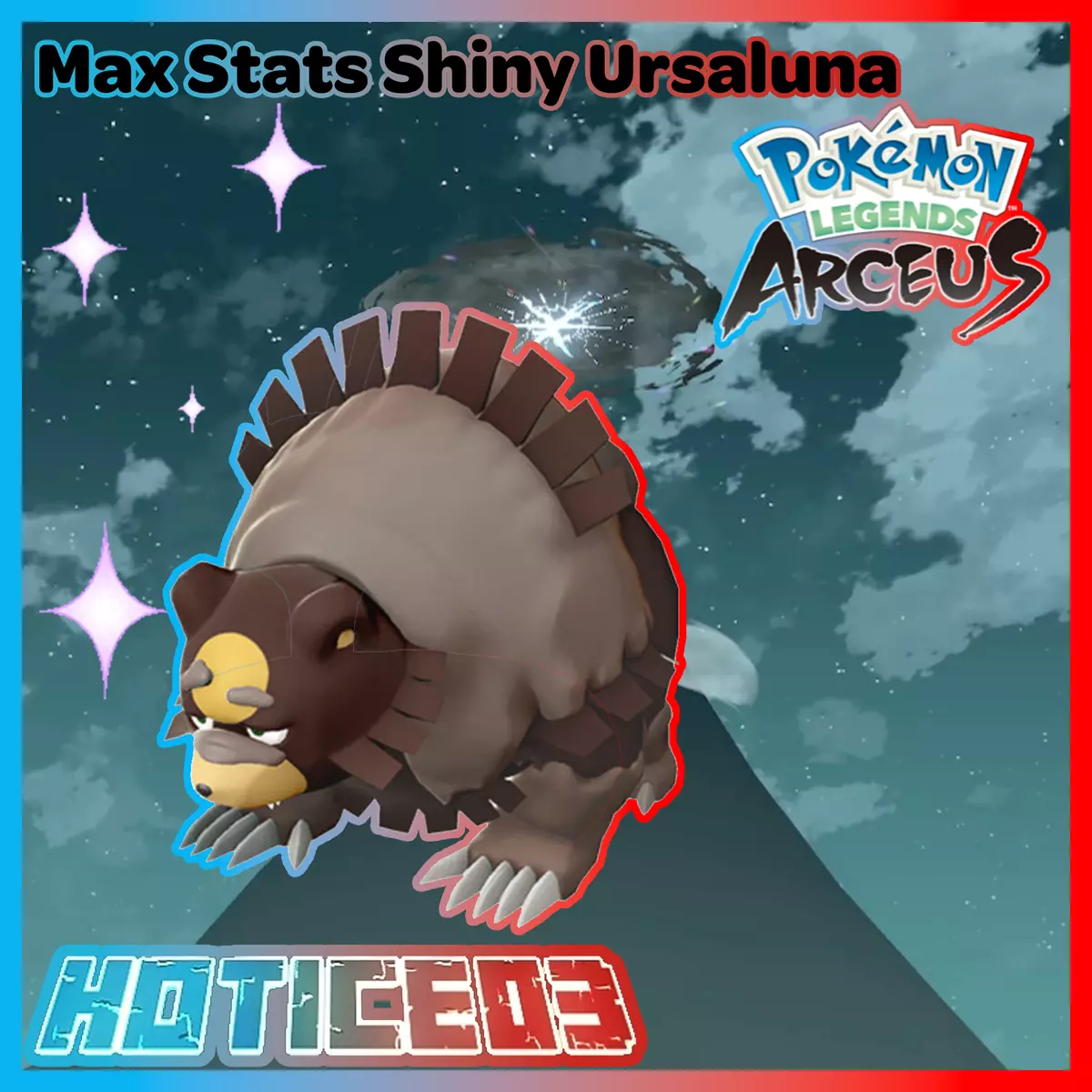 Pokemon Legends: Arceus Shiny Ursaluna Max Stats