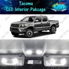 White Interior LED Lights Package Kit for 2005 - 2013 2014 2015 Toyota Tacoma