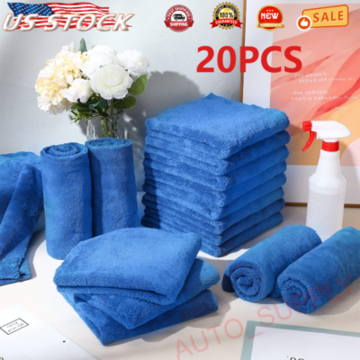#ad #ad 20X Premium Microfiber Detailing Towel Car Buffing Waxing Polishing Drying Towel $9.99