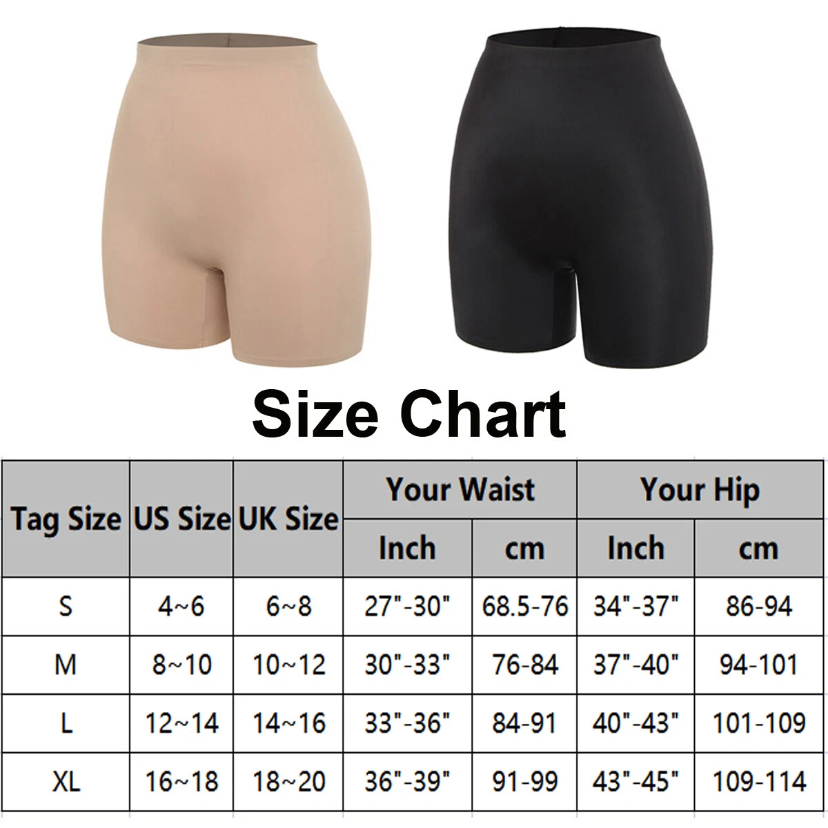 Women Slip Shorts for Under Dress Skirts Anti Chafing Underwear