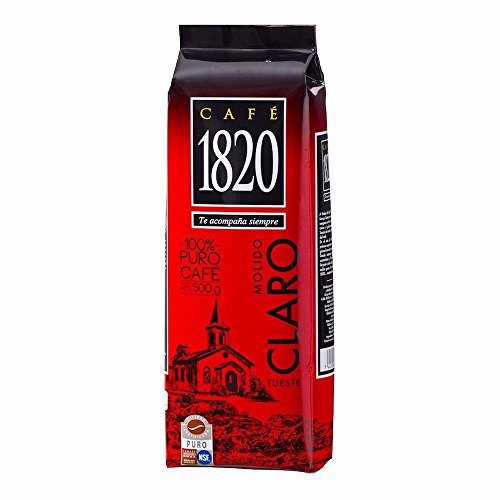 Cafe 1820 Tueste Claro Costa Rica Ground Coffee 17.5 Oz