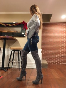 report thigh high boots