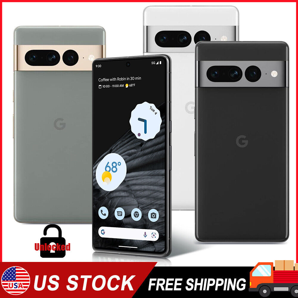 New Sealed 💯Google Pixel 7 Pro GE2AE 128/256GB/512GB Unlocked ⚡Fast Ship phone