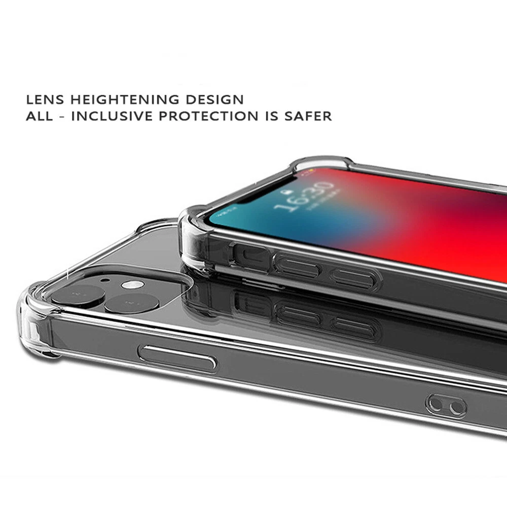Slim Clear Shockproof TPU Case for iPhone 12 Pro