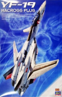 Hasegawa 1/48 Macross Plus YF-19 SF Animation Aircraft Model Kit