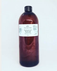 Hyaluronic acid serum with Niacinamide vitamin B3 1 litre bulk  Australian made
