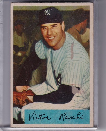 Vic Raschi [No Traded Line] #33 1954 Bowman card